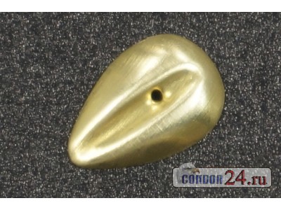 Чешуйки CR147 Лепесток, 10,5 х 7,5 мм., латунь, 100 шт.